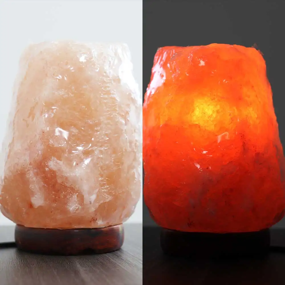 Himalayan Salt Lamp,Pakistan Natural Crystal Rock Stone Pink Salt Lamp