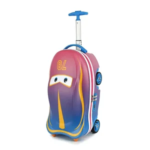 Kids Cute ABS Trolley Luggage Bags for Kids Car Shape Luggage