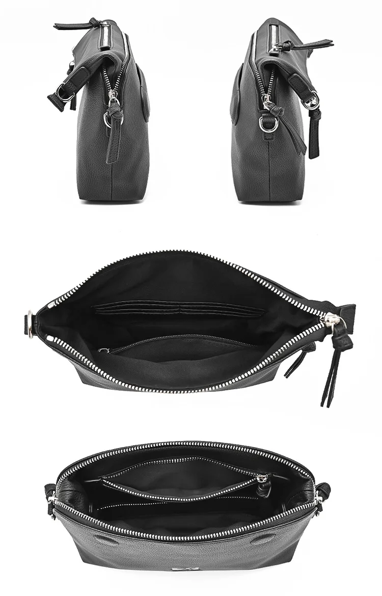 New Trendy Multipurpose Leather Men Crossbody Bag Custom Outdoor