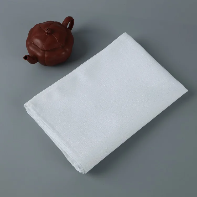 40x70 CM Plain Holiday Decoration Tea Towel Blanks White Polyester