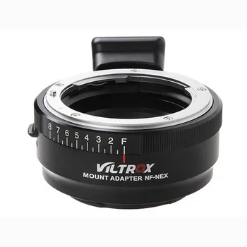Wholesale VILTROX NF-NEX Mount Aluminum Camera Lens Adapter Ring for Sony Camera E-mount Series detail image