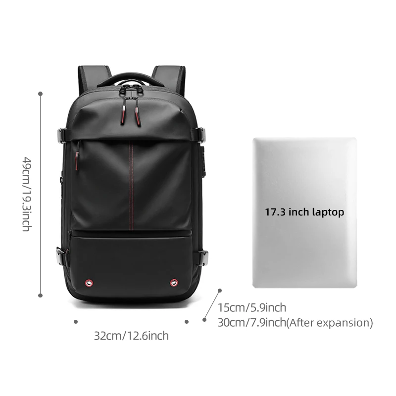 Luxury Anti-Theft Water-Repellent Backpack with Vacuum Compression for Men Business & Travel Waterproof Laptop Feature Luxury Anti-Theft Water-Repellent Backpack with Vacuum Compression for Men Business & Travel Waterproof Laptop Feature