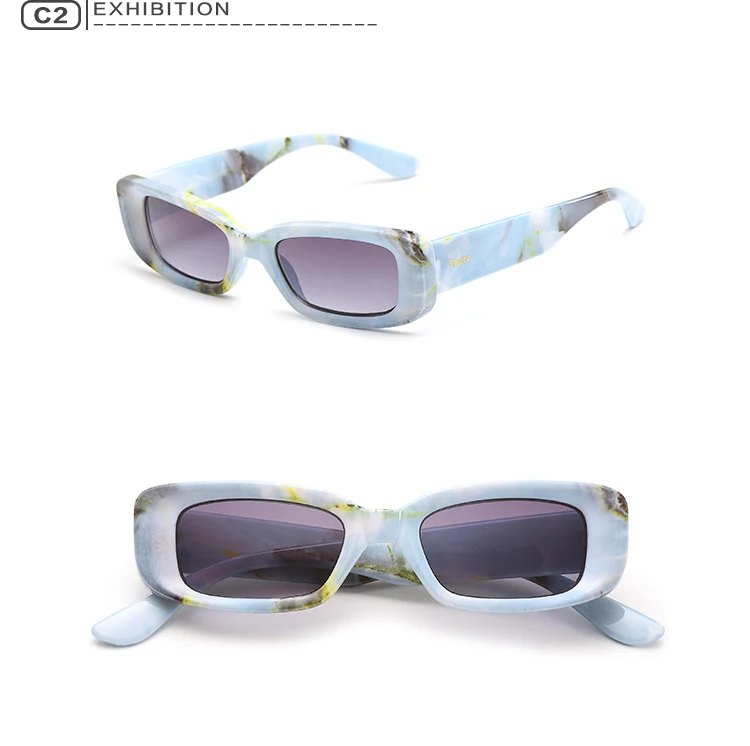Small Frame Polarized Women Sunglasses Designer Luxury Eyeglass Shades