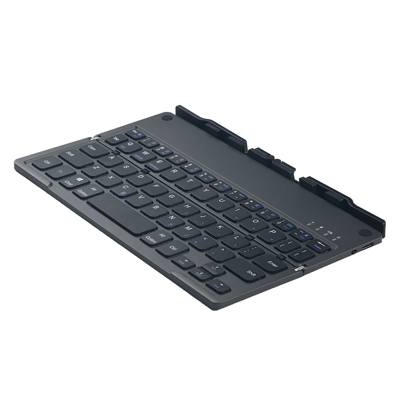 Mini Foldable Keyboard for Tablet Phone 2 Fold With Bracket Holder Travel Wireless Rechargeable Bluetooth Keypad BT Keychron