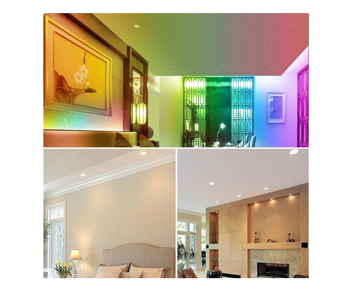 LED Downlight WiFi Smart APP Dimming Square Spot Light 10W 15W RGB Color Changing Warm Cool light Work with Alexa Google Home