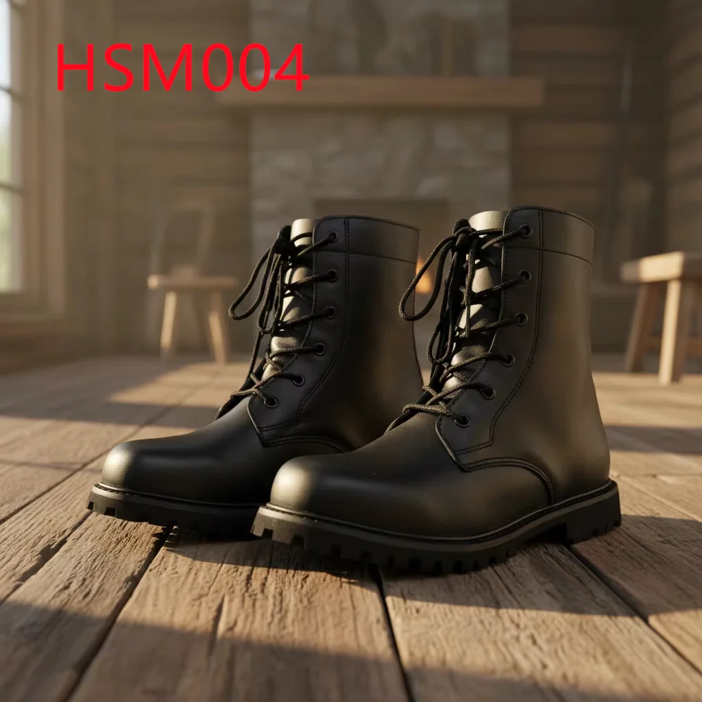 ZYF,Various Terrains Elevated Traction Outsole Full Leather Combat Boots USA Market Popular Men Marching Tactical Boots HSM004