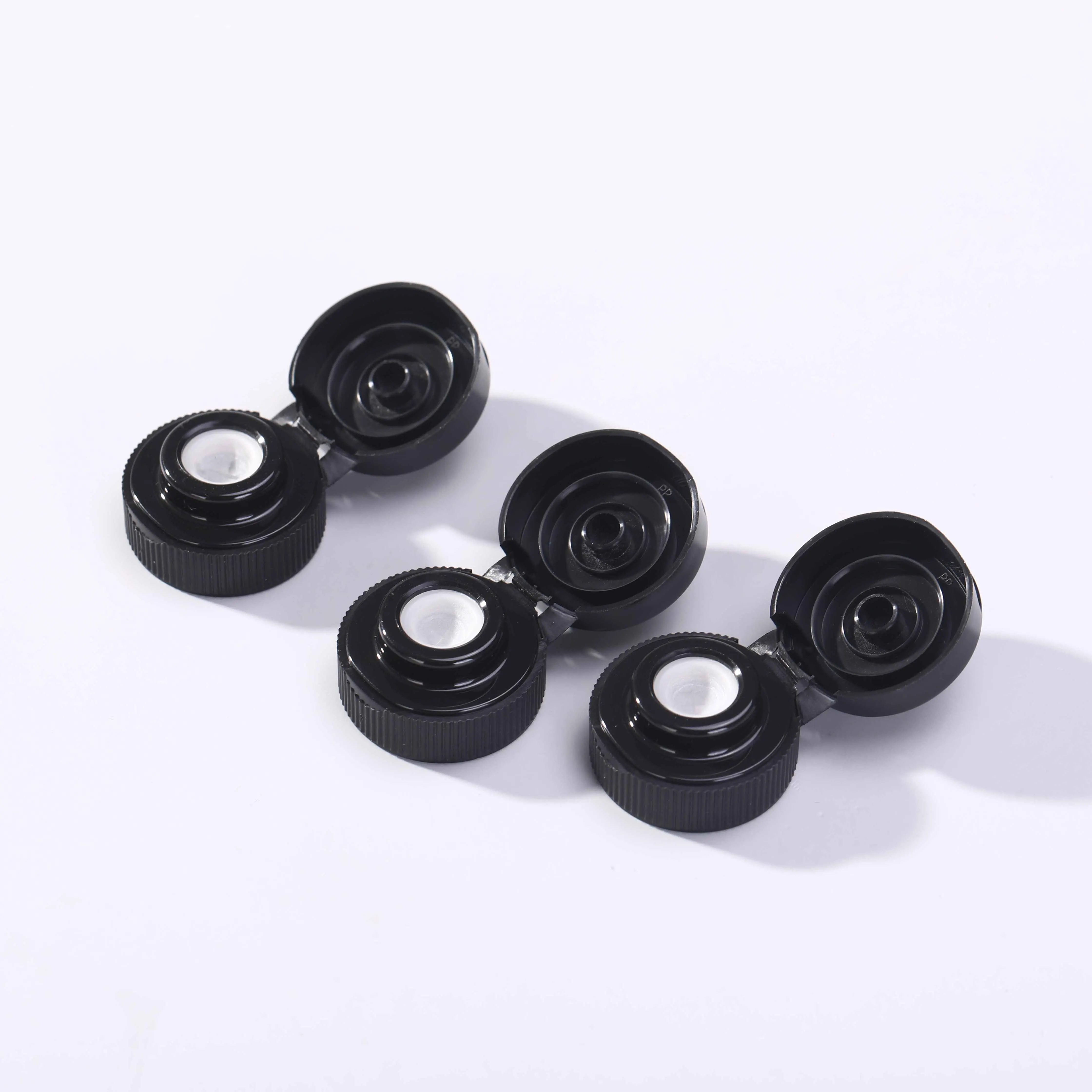 28400 33400 38400 Custom Color Pp Plastic Silicone Valve Flip Cap
