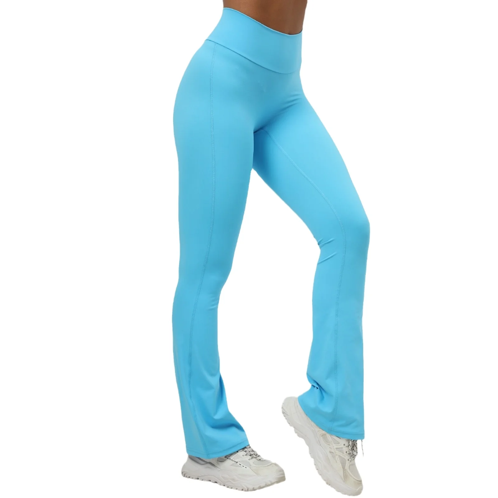 Ladies New Workout Tight Sports Pant Gym Fitness Stretch Leggings High Waist Scrunch Butt Lifting Flare Yoga Pants Women pants