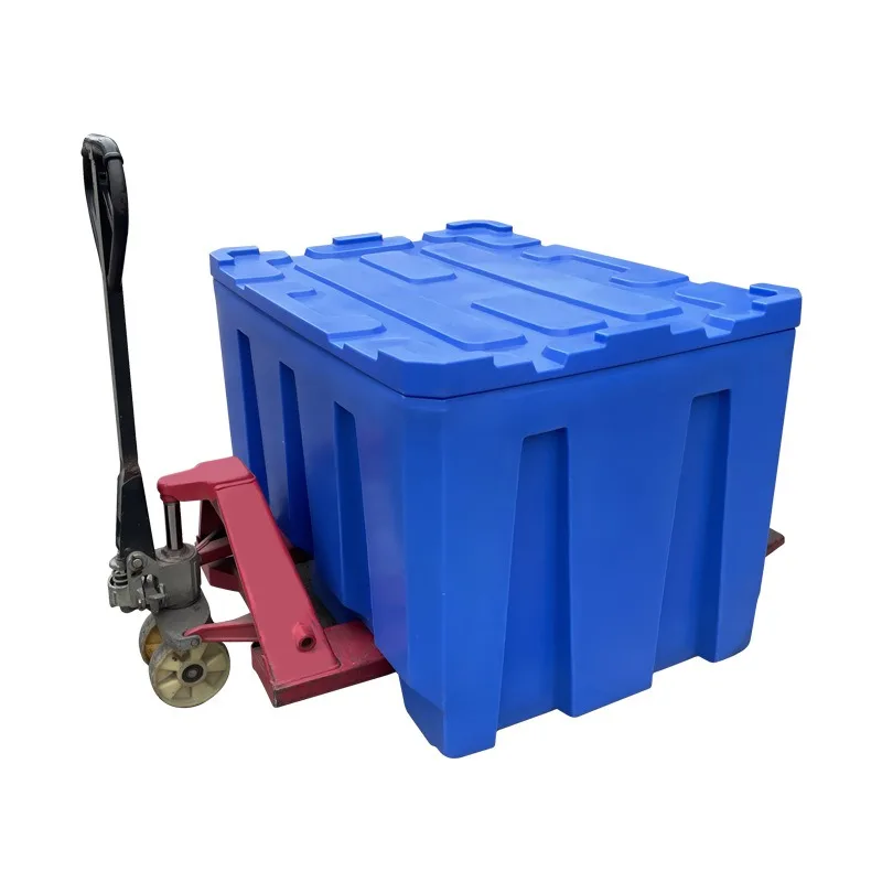Multifunctional 500L Large Capacity Insulated Fish Cooler Pallet Container Box for Food Cans Storage