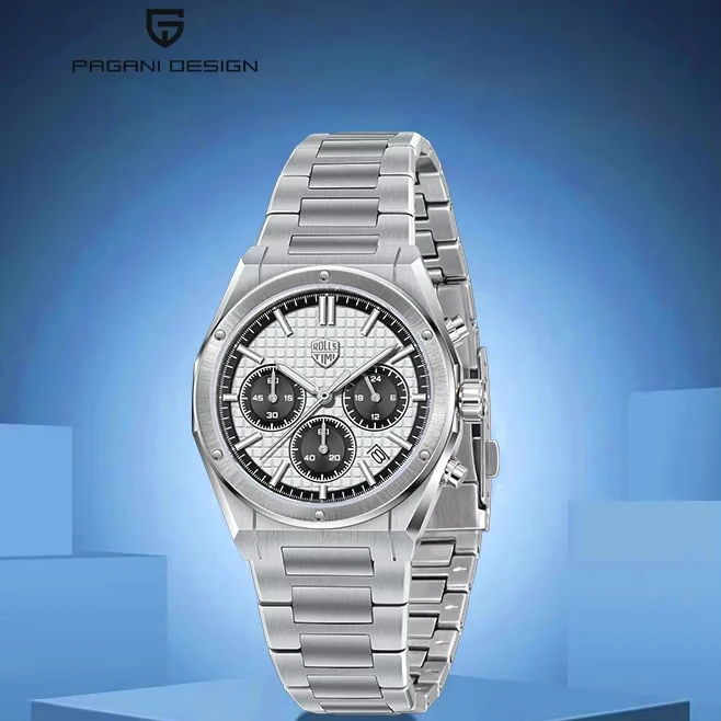 チッチ 2022 Lacz Denton Men's Watch - Luxury Quartz Chronograph