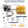 Pinces à œufs 30 tasses + pompe à vide + kit de tuyaux