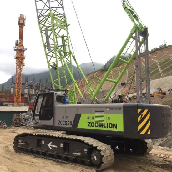 ZOOMLION ZCC550 55 Ton Crawler Crane - High Performance