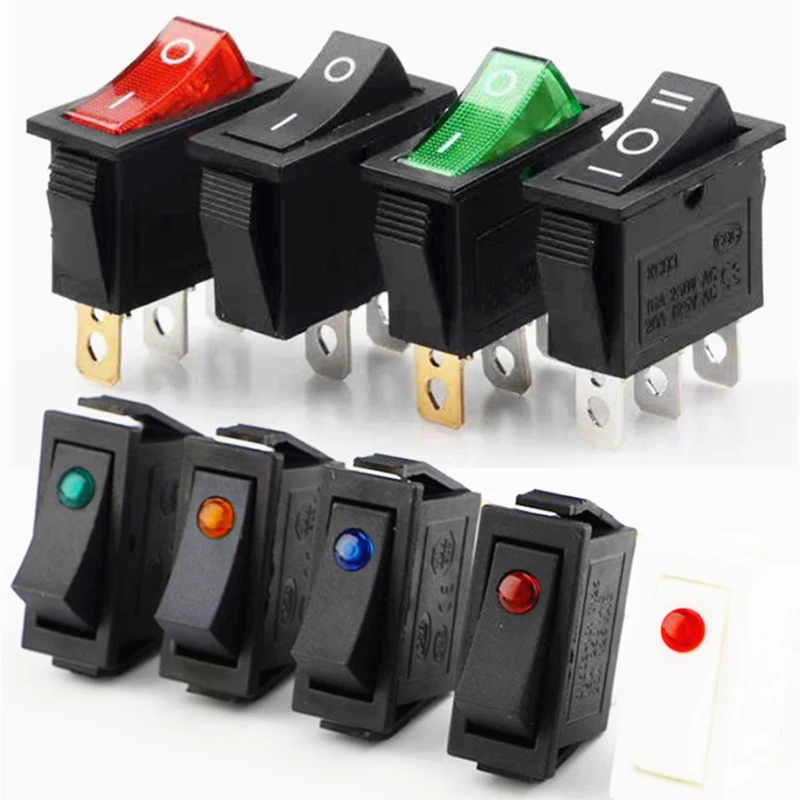 Mini / Micro / Power / Push-button / Toggle / Rocker / Led / Switch 3 2 ...