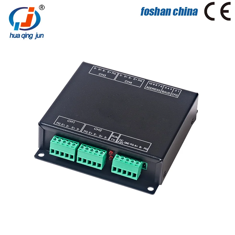 Huaqingjun 4-Channel Fully Isolated Weighing RS485 Communication Module High Precision Digital Weighing Transmitter