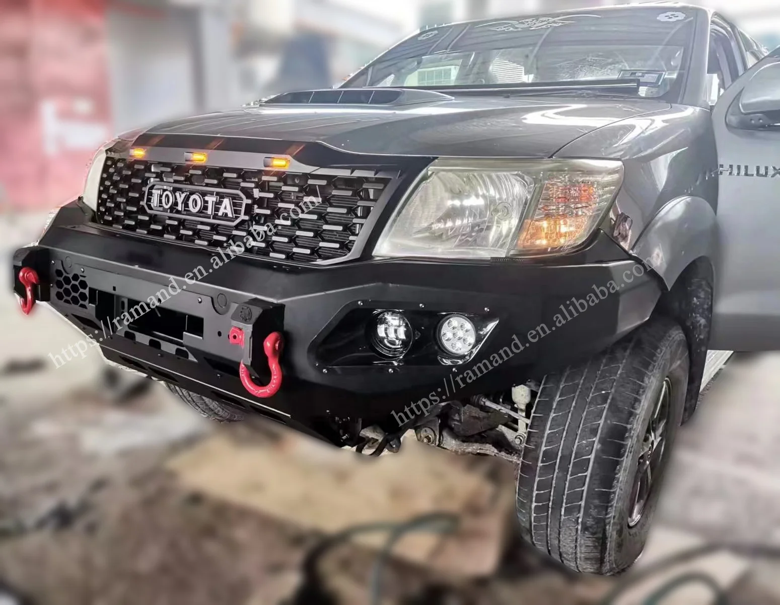 Front Bumper Car Bumper Bar Auto Body Systems Hm Hilux Vigo Steel For Toyota Hilux Vigo 2005