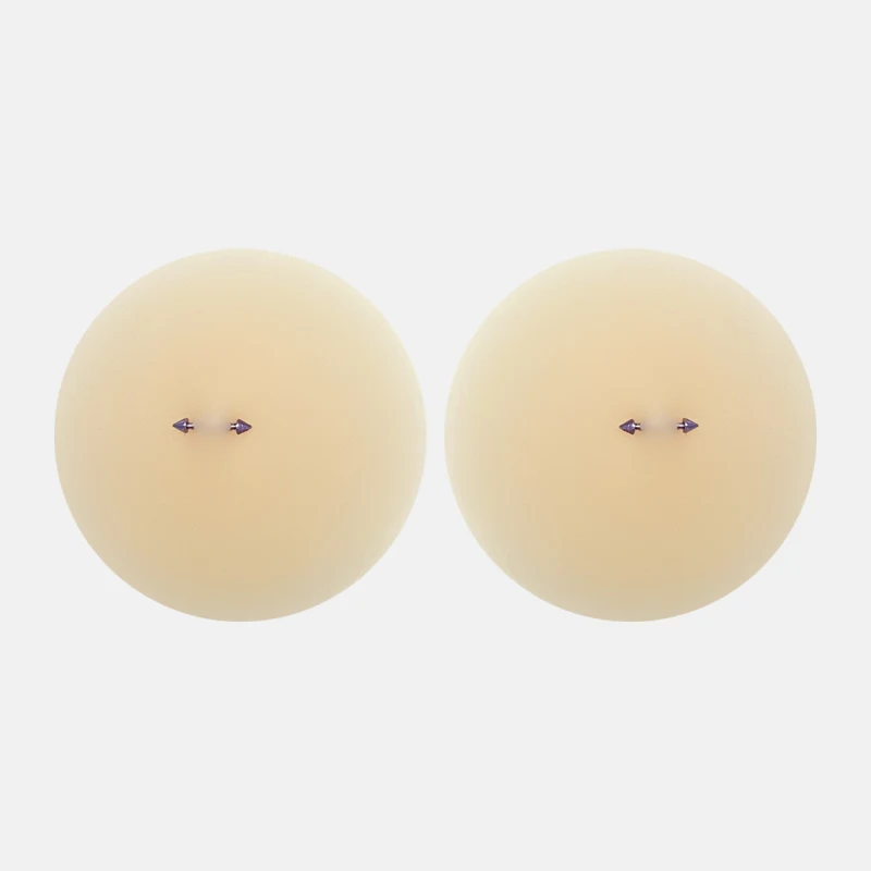 New Arrival Decorated Piercing Nipple Covers Silicone Adhesive Matte Nipple Cover With Ring
