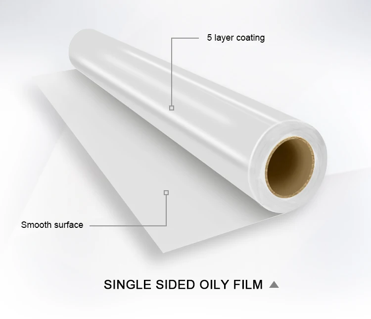 Premium PET Film DTF Transfer Instant Hot Peel Roll 60cm DTF Printing Direct To Film For T
