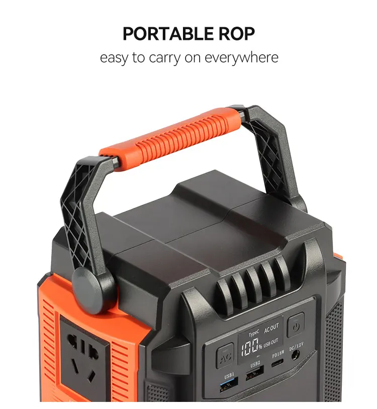 FlashFish Mobile Charging Generator Backup Battery 200W 400W Portable Powered Generator Supply