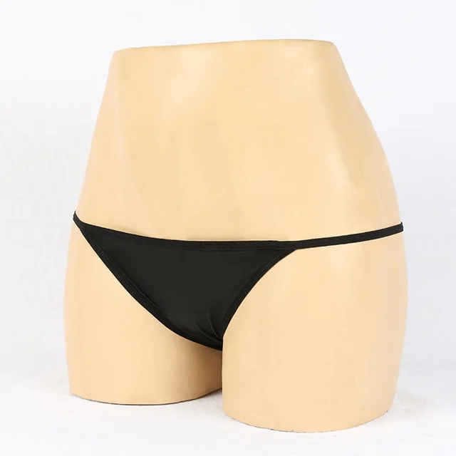 Bikini Bottoms for Women Sexy Naked Unseen Panties Beach Swimsuit Leggings 100% Polyester Breathable Quick Dry Anti-Bacterial
