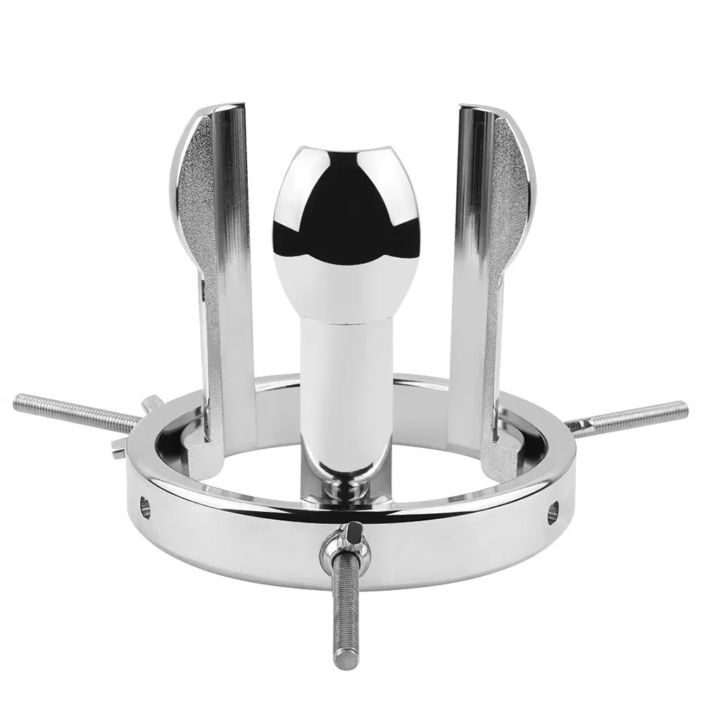 New Sex Toys Metal Rear Court Peep Anal Reamer Reamer Hollow Expander Anal Plug Manufacturers Wholesale