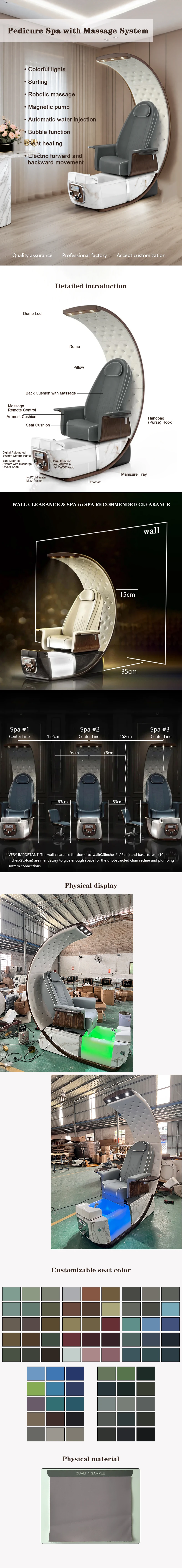 Smart 2025 Full Body Commercial Pedicure Spa Banknote Massage Chair ...