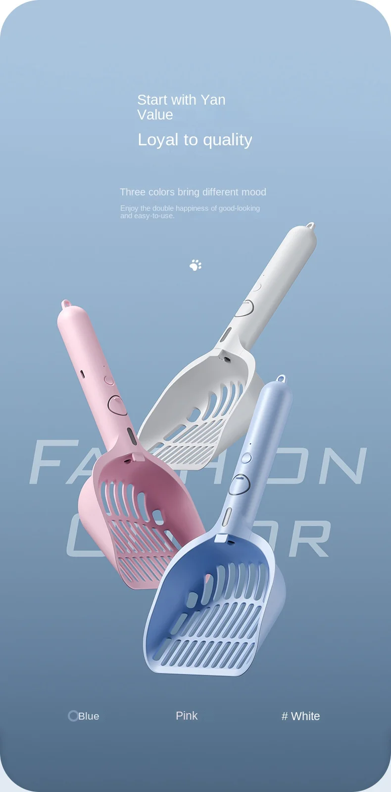 Large Aromatherapy Cat Litter Spatula with Magic Extension Handle Dust Tofu Moistening Sand & Poop Spray Pet Cleaning Accessory supplier