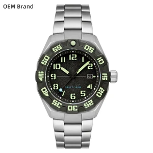 Factory Custom High Quality Stainless Steel Diving Mechanical Men's Watch SII NH35 Automatic Movement Super Luminous Watches