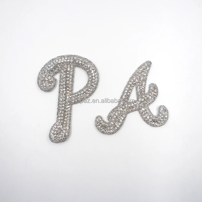 Free sample Stock assorted rhinestone applique bling cute iron on star patches for jeans clothing