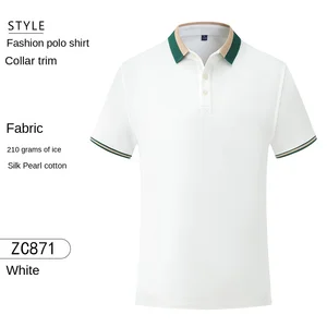 Catering Overalls T-Shirt Coffee Milk Tea Shop Western Restaurant Waiter Female Ice Silk Solid Anti-pilling 100% Polyester