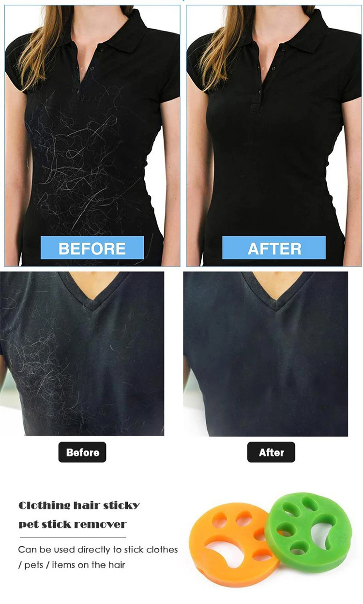 Silicone Pet Hair Paper Remover Sticker Pet Fur Remover Laundry Fur