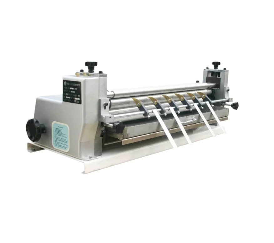 Double 100 Desktop High Speed Adjustable White Glue Paper Machine 60cm 72cm 100cm Small Cold Gluing Machine