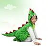 Costume da dinosauro fantasia con copriscarpe inclusi