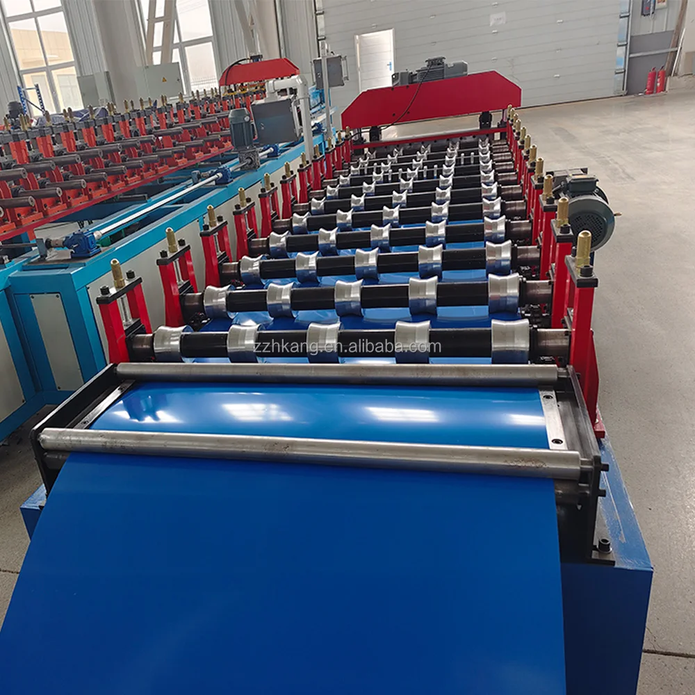 Galvanized Steel Cold Bending Roll Forming Machine 840 Single Layer ...