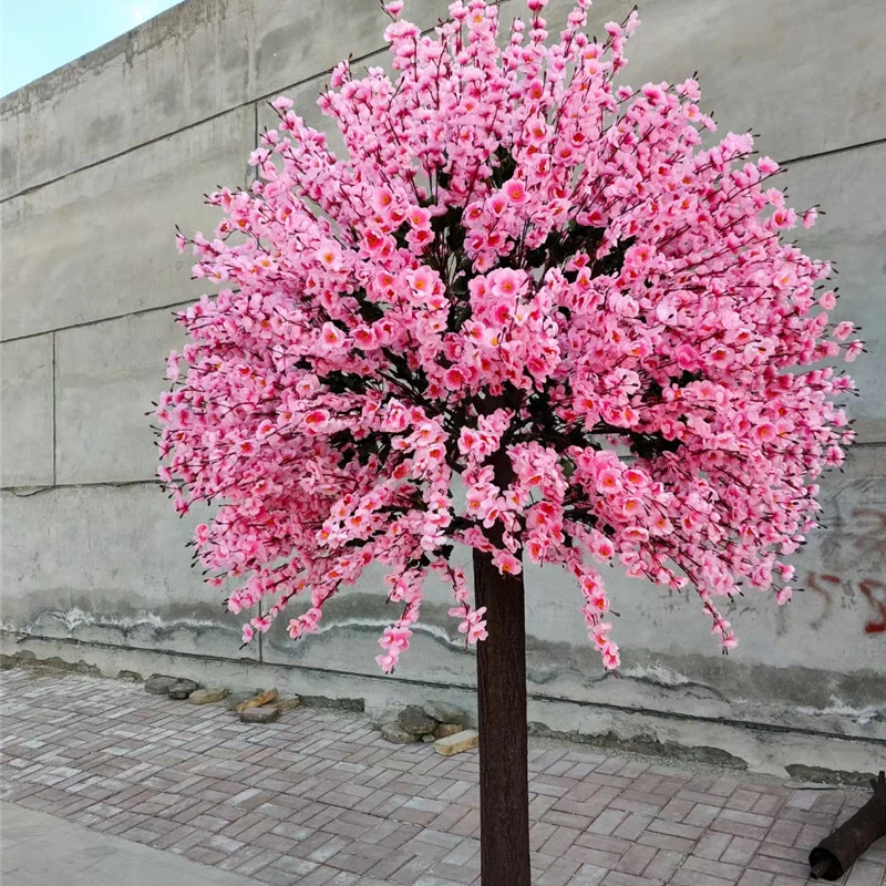 S02422 China knstliche Bume Dekoration Blumen pflanzen knstliche  Pfirsich blte Baum rosa knstlichen Pfirsich baum fr die Dekoration