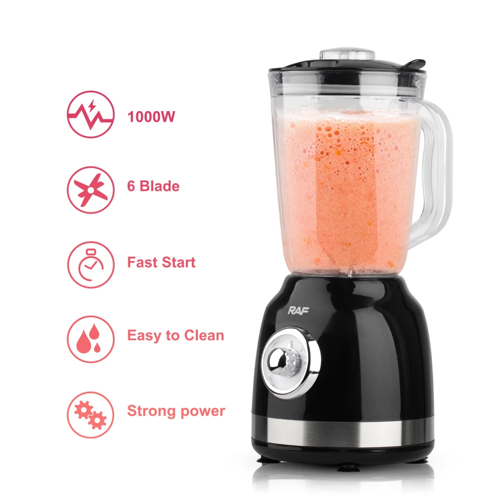 Blender Set Smoothie Countertop Blender for Shakes and Smoothie Maker Double Jar Smoothie Blender