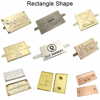 Bag Accessories Labels Custom Handmade Gold Brand Name Logo Metal Tags for  Handbags - China Metal Tags and Logo Tags price