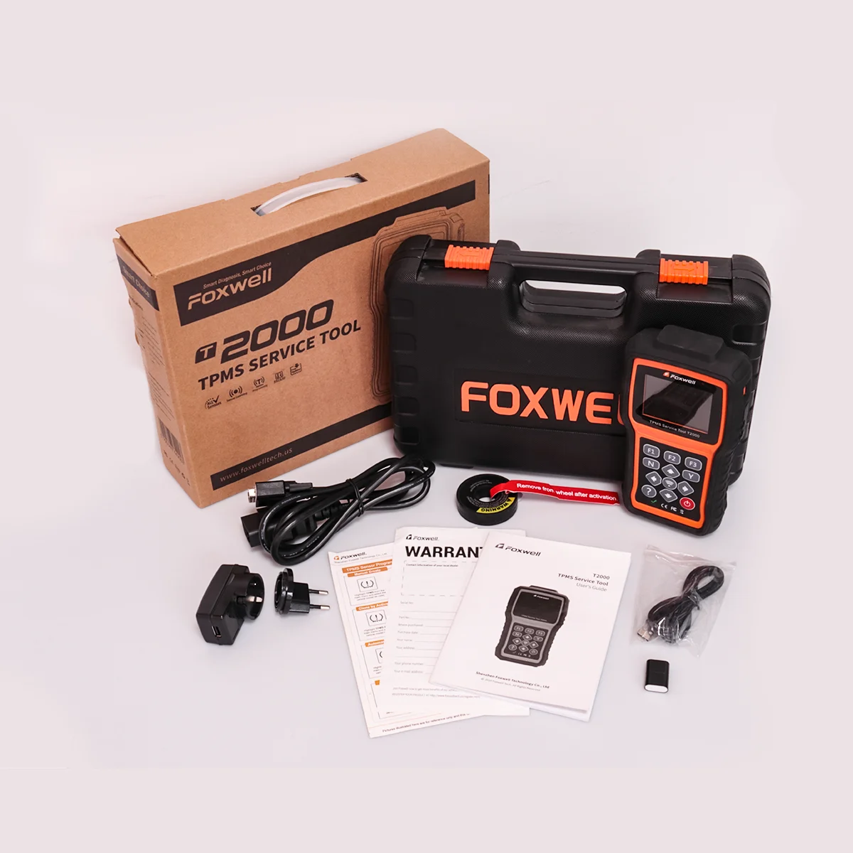 Ferramenta de Programação de Sensores de Pressão de Pneus Foxwell