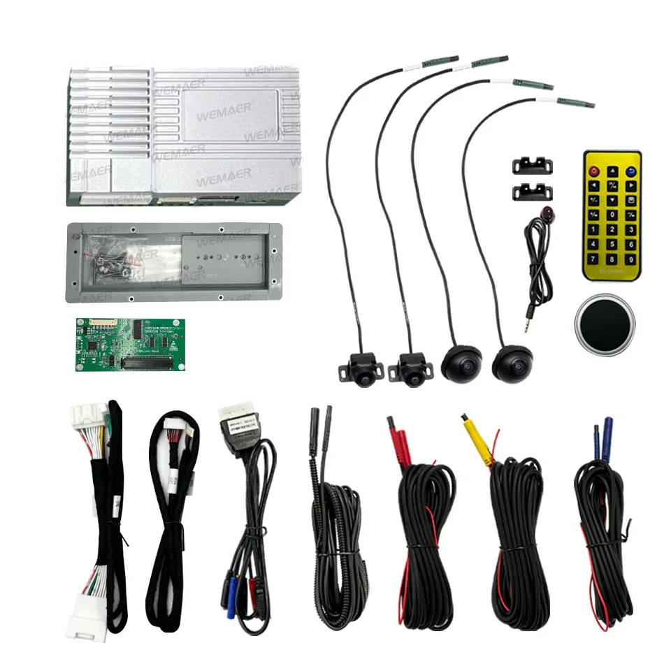 Wemaer Surrounding View Car Camera Night Vision 360 Degree Panoramic Parking Canbus System for Mitsubishi Destinator 8" 12.3Inch supplier