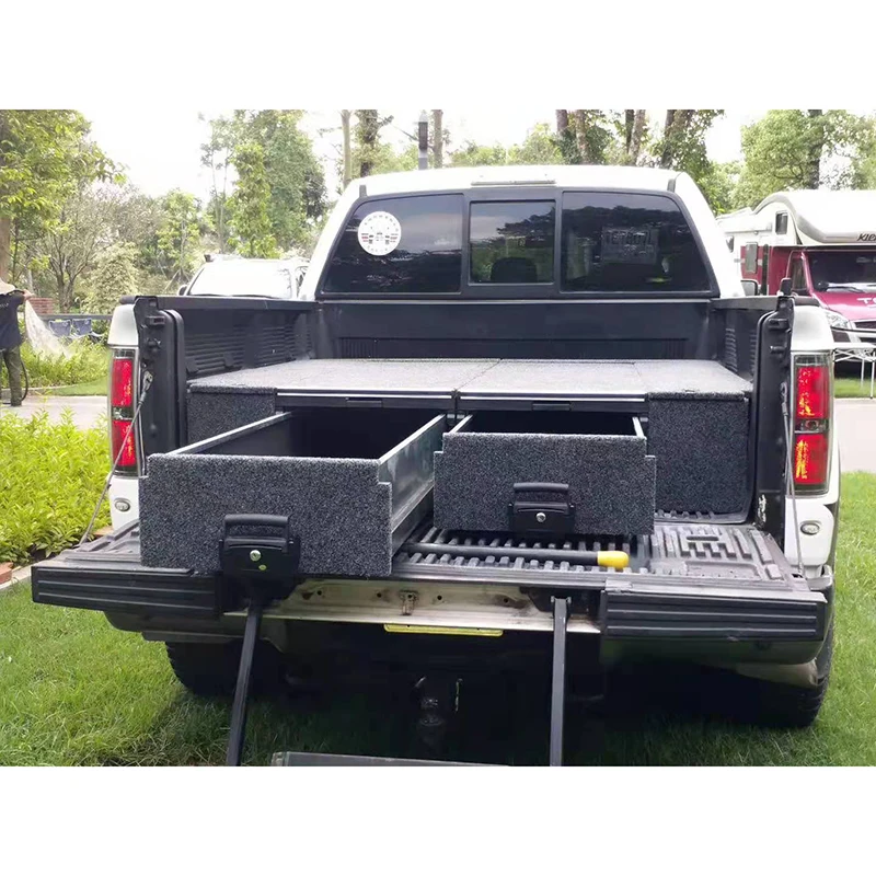 Unity Car Storage Drawers For Toyota Tundra 4x4 Pickup Truck Drawer System Cargo Back Drawer