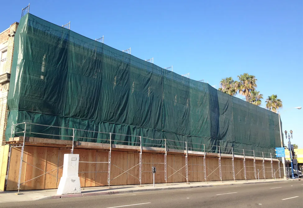 20FT X 50FT Flame Retardant Construction Fabric Sheet for Scaffold and Site Use manufacture
