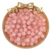 Perles de verre dépoli - Rose orange