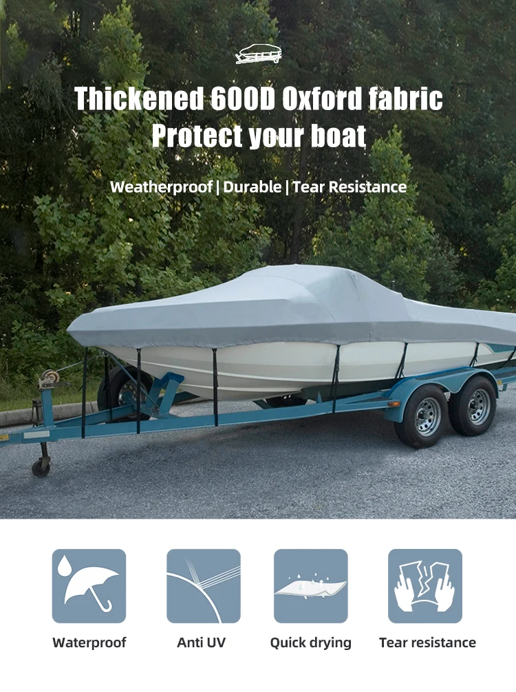 Homful 12 14 Inch Boat Cover Fabric Waterproof 600d Marine Grade