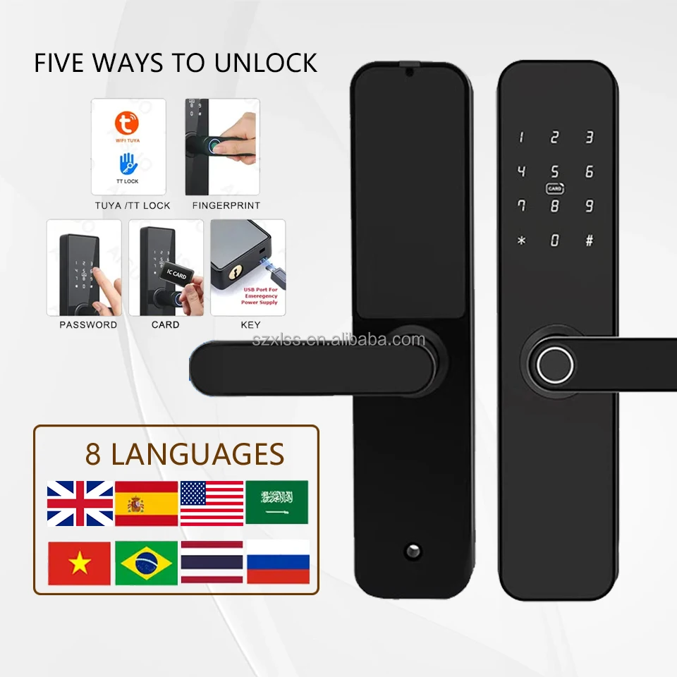 Wholesale Price Smart Lock Wifi App Control Fingerprint Keyless ...