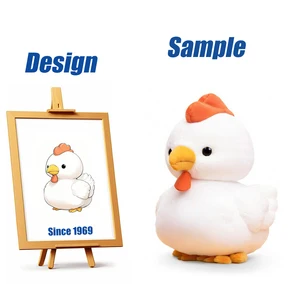 Shengye Factory Customized OEM/ODM Eco-friendly Farm Animal Plushies Stuffed Soft Animal Rooster Chick Chicken Plush Toy Doll