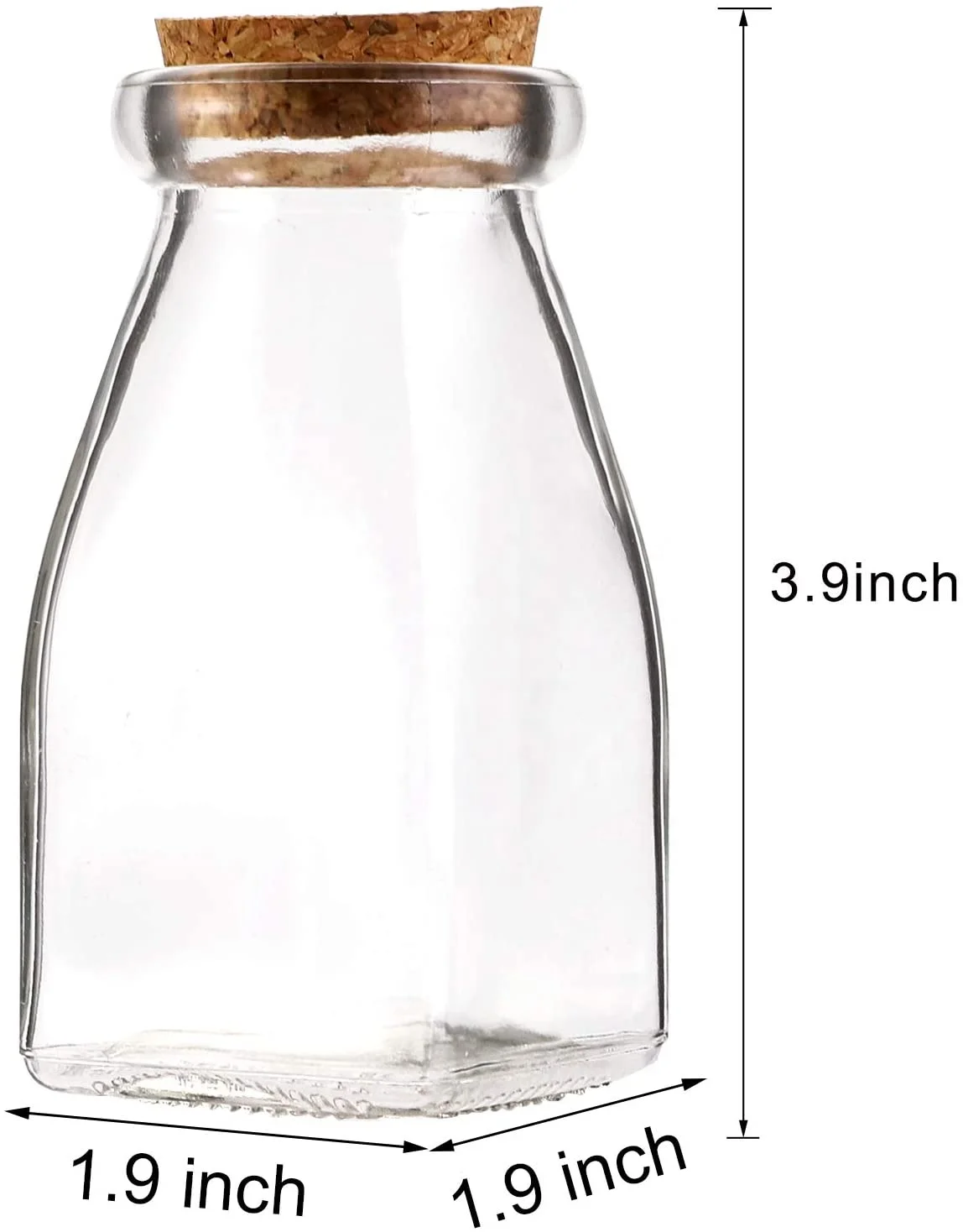 Libbey Glass Milk Bottle with Lid - 33.5 oz