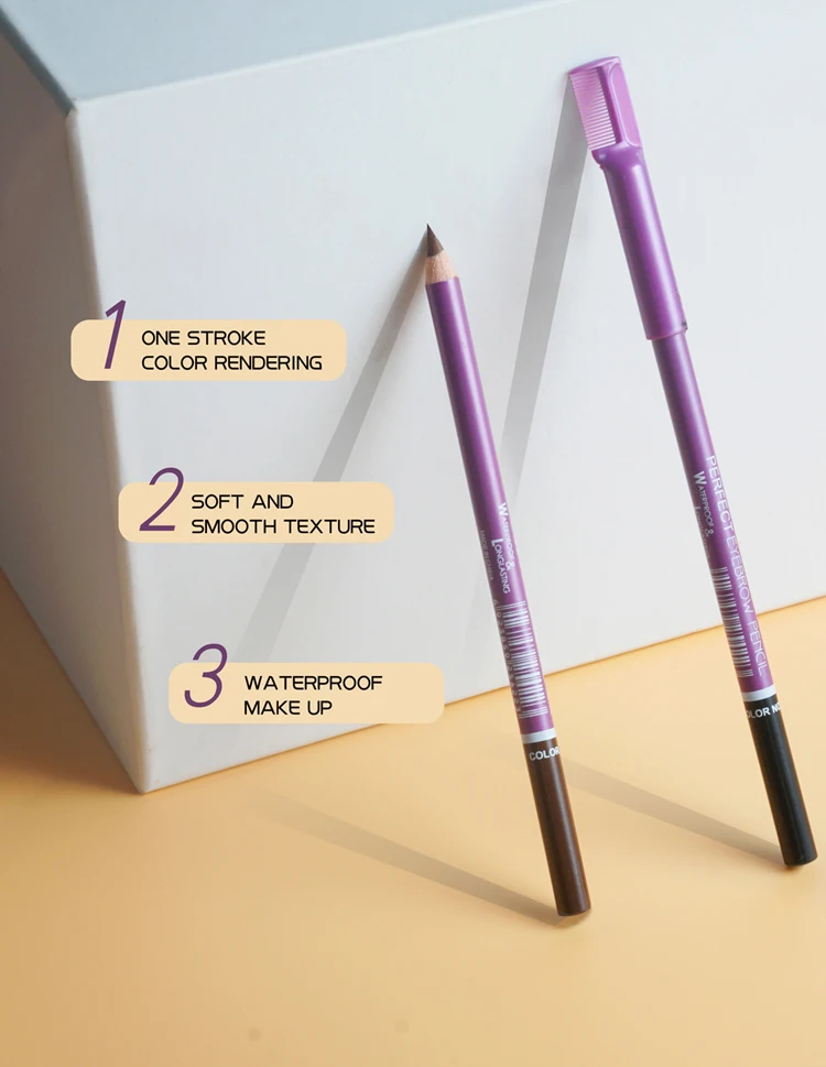 Menow P09013 хорошее качество водонепроницаемый карандаш для бровей с кисточкой химический