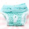 Braguitas menstruales de gasa azul