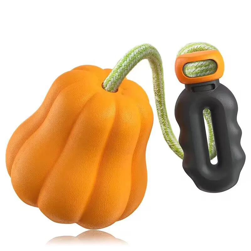 Pet Chew Toys Outdoor Hand Toss Pumpkin Ball Dog Toys Pet Interactive