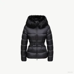 Shiny Thick Warm Winter Down Jacket Custom Streetwear Classic Zipper Ladies Puffer Jacket
