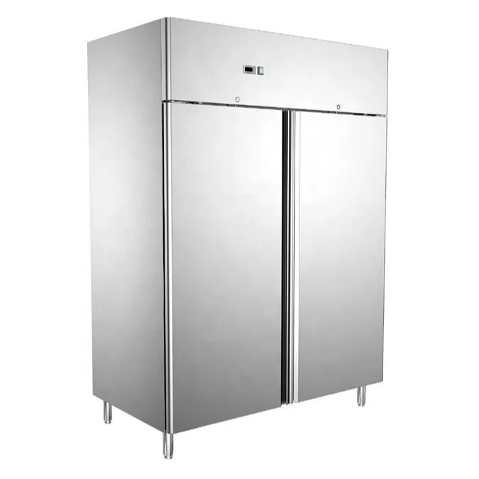 Commercial Refrigerator Double Temperature Freezer and Chiller Stainless Steel Refrigerator